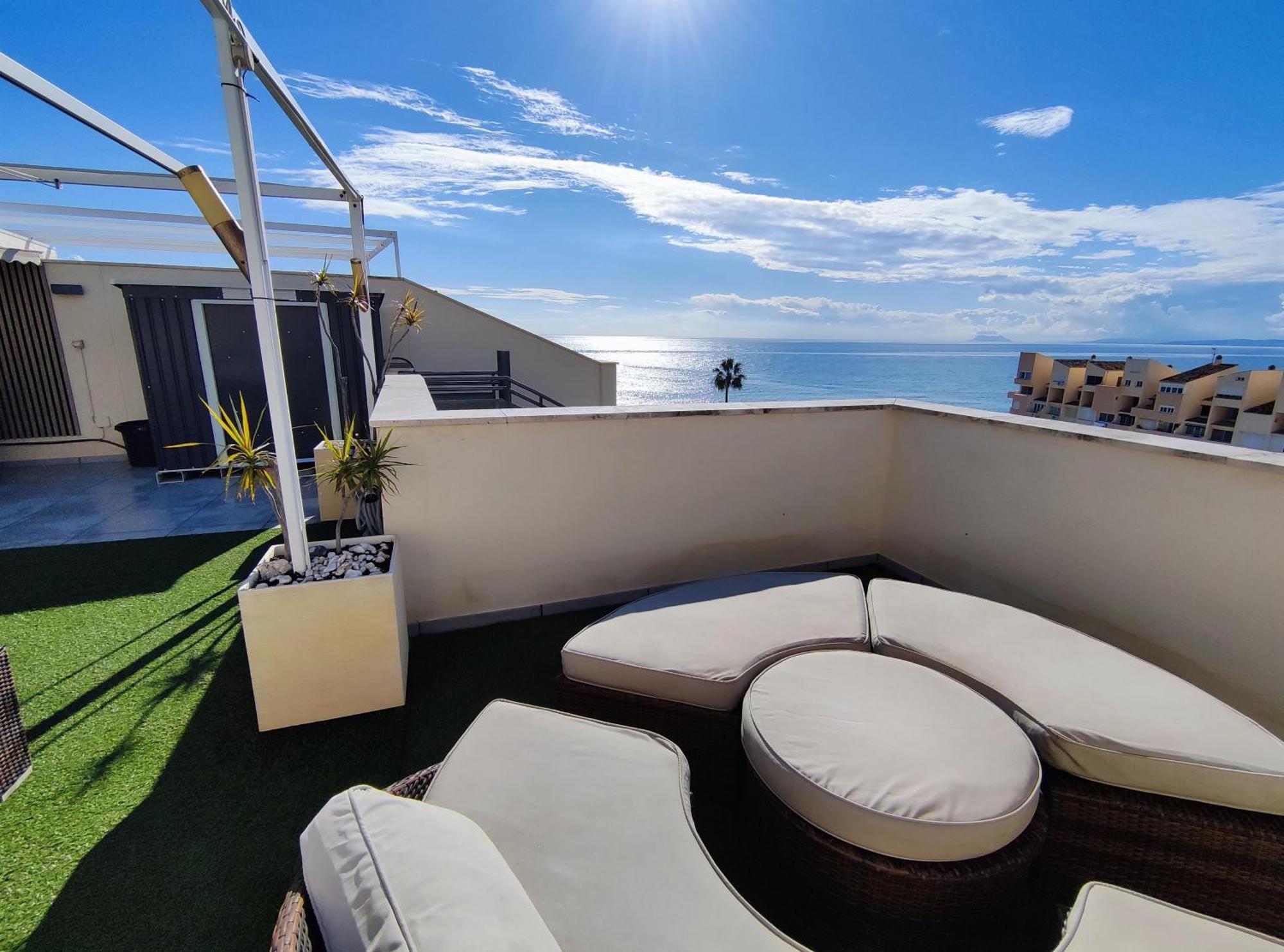 Ferienwohnung Luxury Duplex Infinity Pool Ehhouse Estepona Exterior foto